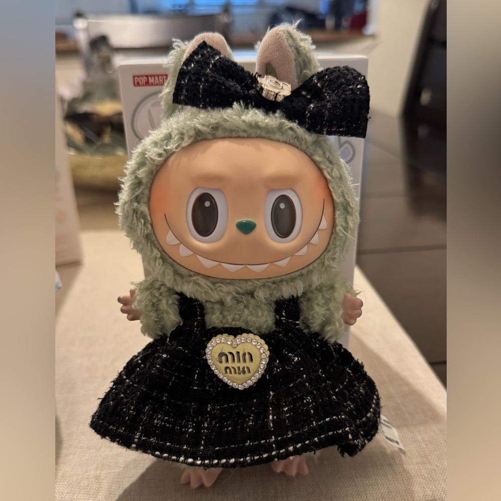 Labubu Black Dress outfit